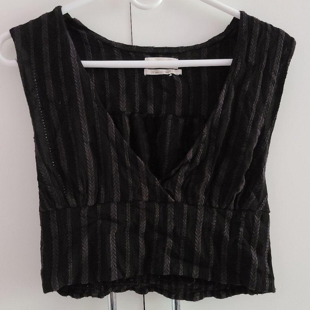 UO pretty surplice v-neck top